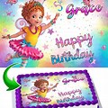 Fancy Nancy Edible Print Happy Birthday