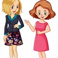 Female Cartoon Characters Clip Art