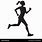 Female Runner Silhouette