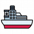 Ferry Icon Coloring PNG