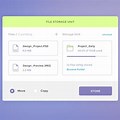 File Storage Web App Design