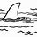 Fin Clip Art Black and White