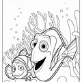 Finding Nemo Under the Sea Coloring Pages