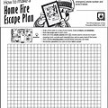 Fire Escape Plan Grid