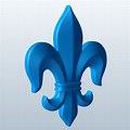 Fleur De Lis 3D STL Files