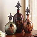 Fleur De Lis Glass Home Decor