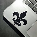 Fleur De Lis Laptop Decal