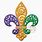 Fleur De Lis Scroll