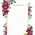 Floral Vector Border Design PNG