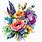 Flower Painting Clip Art