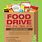 Food Drive Template Free