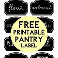 Food Pantry Labels Free Printable