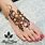 Foot Mehndi Designs Easy