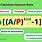 Formula for Rate in Compound Interest