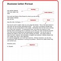 Formal Letter Format Template