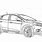 Ford Focus Colouring Page