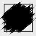 Frame SVG Square Black Background