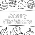 Free Christmas Coloring Sheets