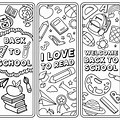 Free Back to School Bookmarks