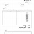 Free Editable Invoice Template PDF