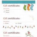 Free Fillable Gift Certificate Template