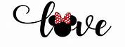 Free SVG Files Minnie Mouse Love