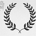 Free SVG Laurel Wreath for Cricut