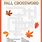 Free Printable Fall Activity Sheets