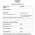 Free in Word Return to Work Template