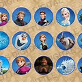 Frozen 1 Inch Stickers