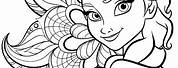 Frozen Princess Coloring Pages