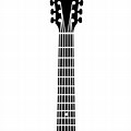 Guitar Clip Art Black and White Vector