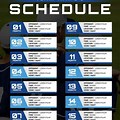 Game Schedule Template Printable