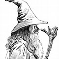 Gandalf Drawing Side Profile