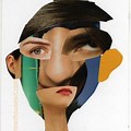 Getty Images of a Face Collage