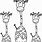 Giraffe Family Coloring Pages