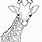 Giraffe Head Coloring Pages