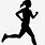 Girl Runner Silhouette