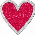 Glitter Heart Clip Art