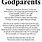 Godparent Poem