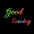 Good Evening Font Rainbow