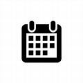 Google Calendar Icon Black and White