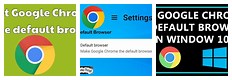 Google Chrome as Default Browser Windows 10