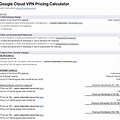 Google Cloud VPN Pricing