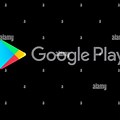 Google Play Image Logo in Black Background