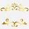 Gold Filigree Border Clip Art