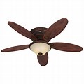 Gold Flush Mounted Ceiling Fan