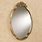 Gold Oval Wall Mirror