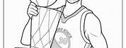 Golden State Warriors Coloring Pages Stephen Curry