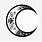 Gothic Moon Clip Art